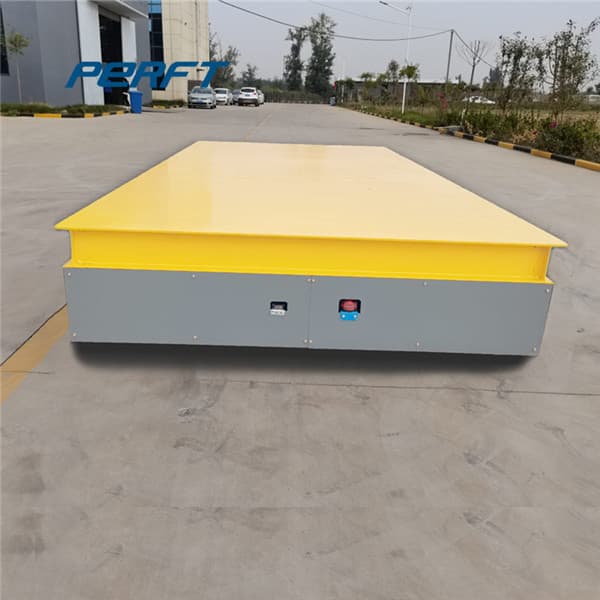5 Ton Electric Flat Cart For Steel Rolls Warehouse